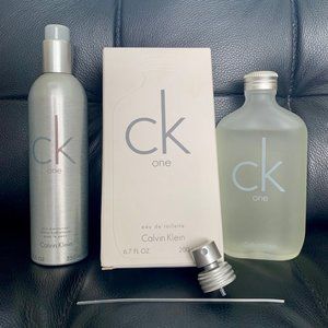 CK one Fragrance & Moisturizer